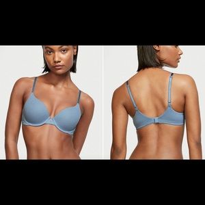 Victoria's secret: push-up perfect shape ribbed cotton bra